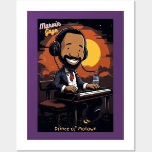 Marvin Gaye - the Prince of Motown Posters and Art